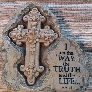 Bible Verse John 14:6 resin Paperweight table top